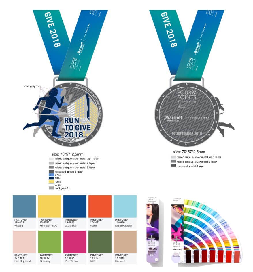 race winner medal