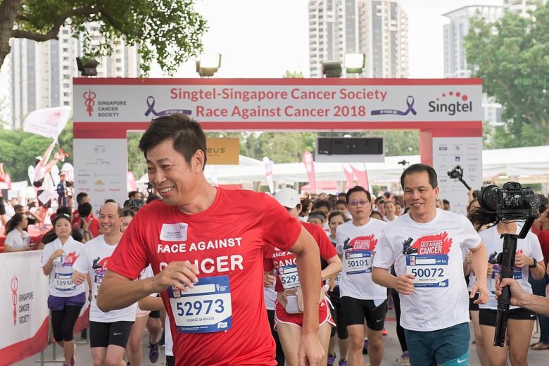 Singapore CEOs gained finisher medal in 2018  Race Against Cancer
