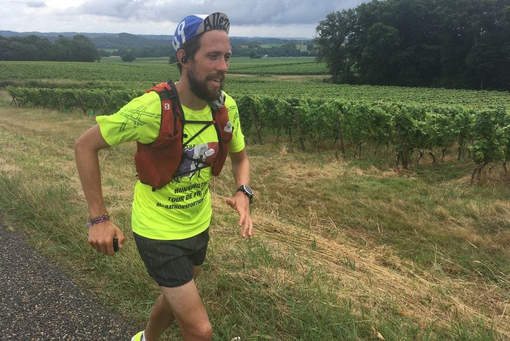 Meet the Man Who Just Ran the Entire Tour de France Route